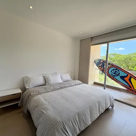 Amplio 6 Con Piscina Y Playa En Baía Kristal Apartamento Cartagena
