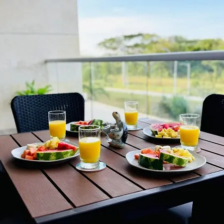 Apartamento Amplio 6 Con Piscina Y Playa En Baía Kristal Cartagena